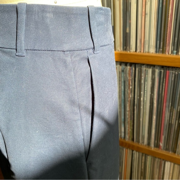 NWOT EVERLANE Navy BlueButton Front A-Line Skirt size 2 - Picture 3 of 9